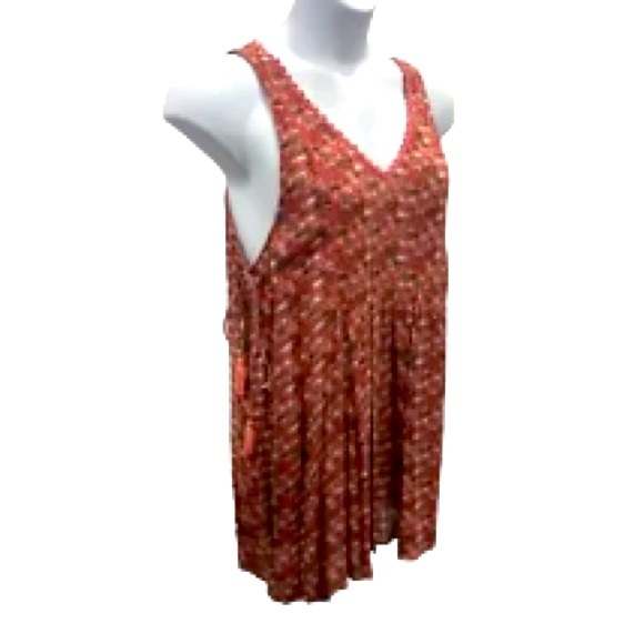 ZARA Trafaluc Rust Floral Flower Romper Skort Dress Small - Picture 3 of 16